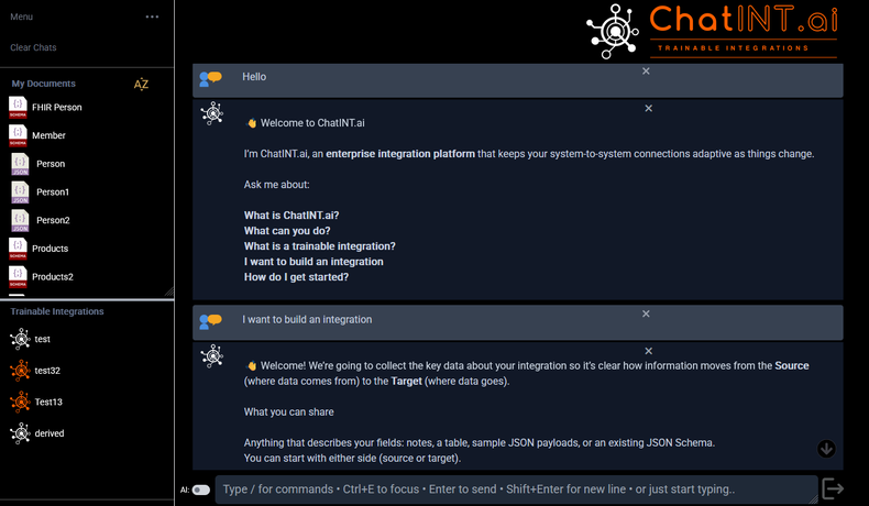 ChatINT.ai Platform Preview